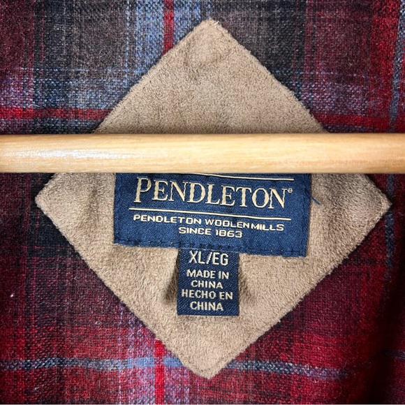 Pendleton Burgundy Teddy Jacket - Picture 3 of 12